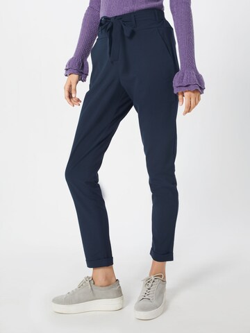 Kaffe Tapered Broek 'Jillian' in Blauw: voorkant