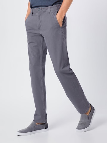 Dockers - Slimfit Pantalón chino 'SMART 360 FLEX ALPHA SLIM (TAPERED)' en gris: frente