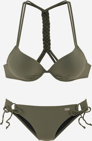 BUFFALO Bikini in Green: front