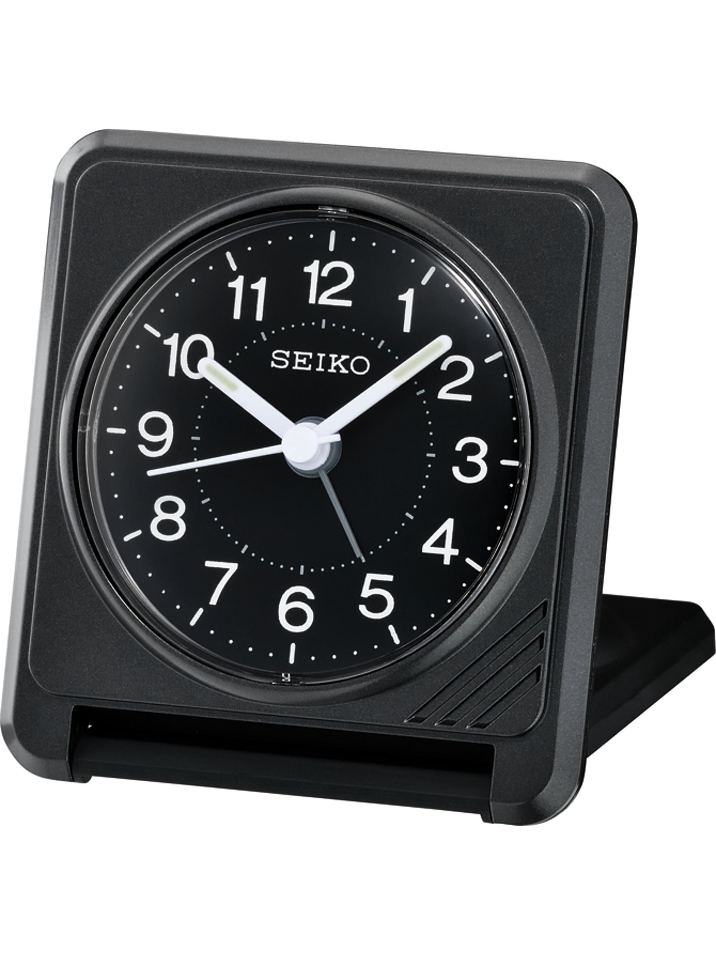 SEIKO Wecker in Schwarz: Vorderseite