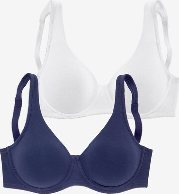 PETITE FLEUR T-shirt Minimizer in Blue: front