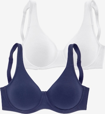 Invisible Soutien-gorge minimiseur PETITE FLEUR en bleu : devant