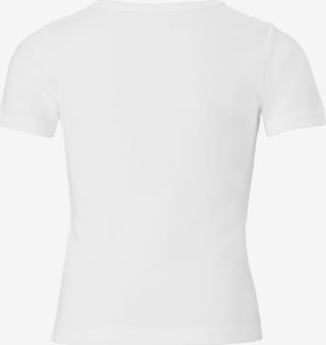 LOGOSHIRT T-Shirt 'Bumblebee - Autobots' in Weiß