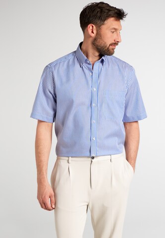 ETERNA Regular fit Business Shirt in Blue: front