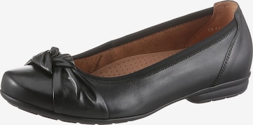 GABOR Ballet Flats in Black: front