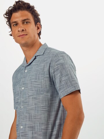 Coupe slim Chemise BURTON MENSWEAR LONDON en bleu