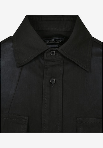 Brandit Regular fit Shirt 'Hardee' in Black