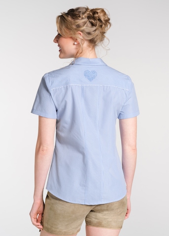SPIETH & WENSKY Traditional Blouse 'Nest' in Blue