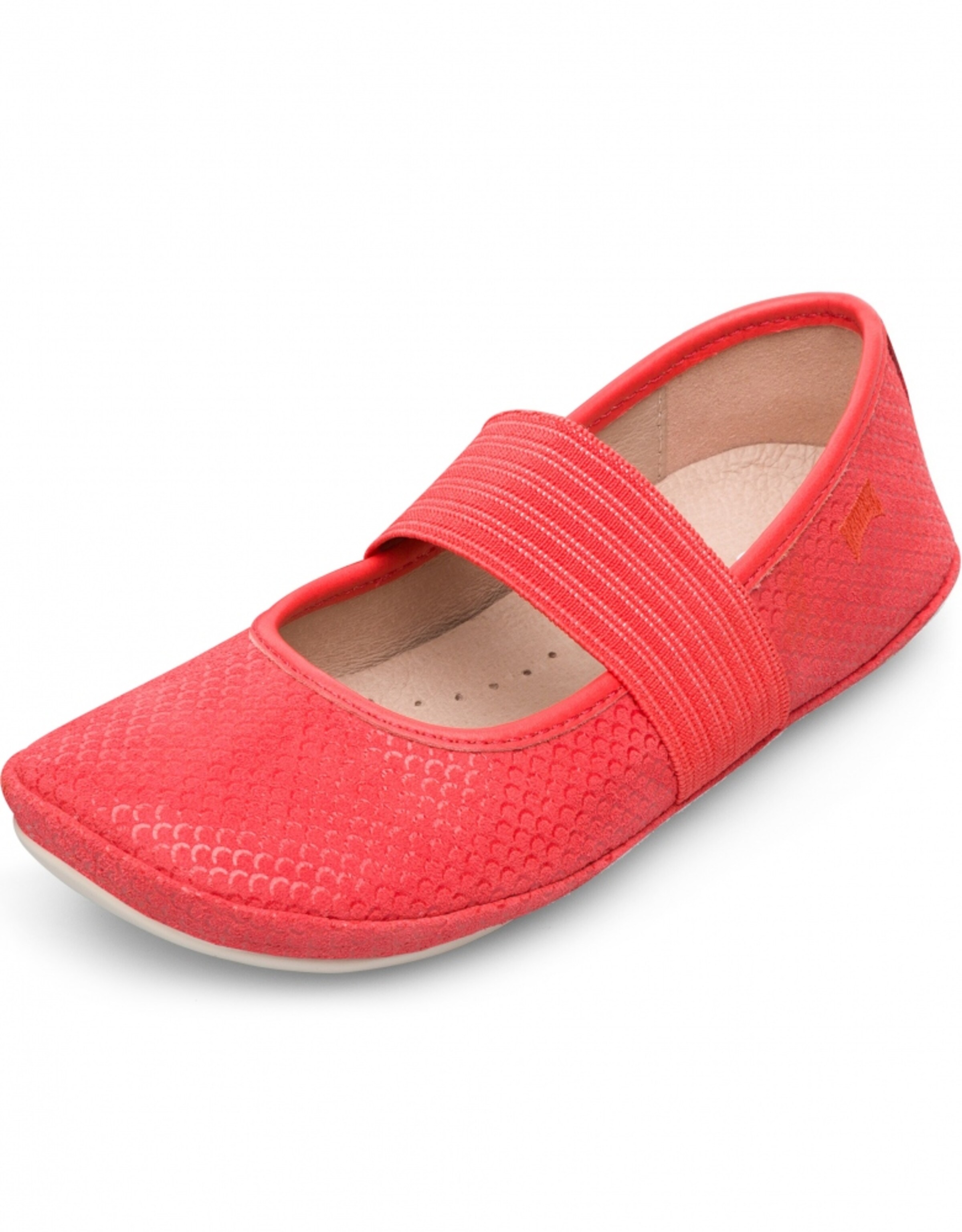 CAMPER Ballerina's 'Right' in Rood: voorkant