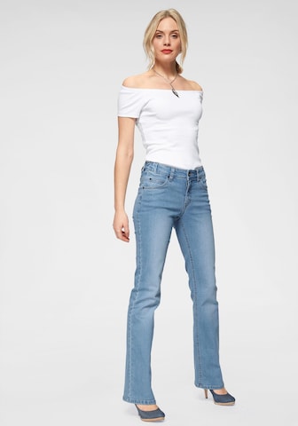 ARIZONA Boot cut Jeans 'Svenja' in Blue