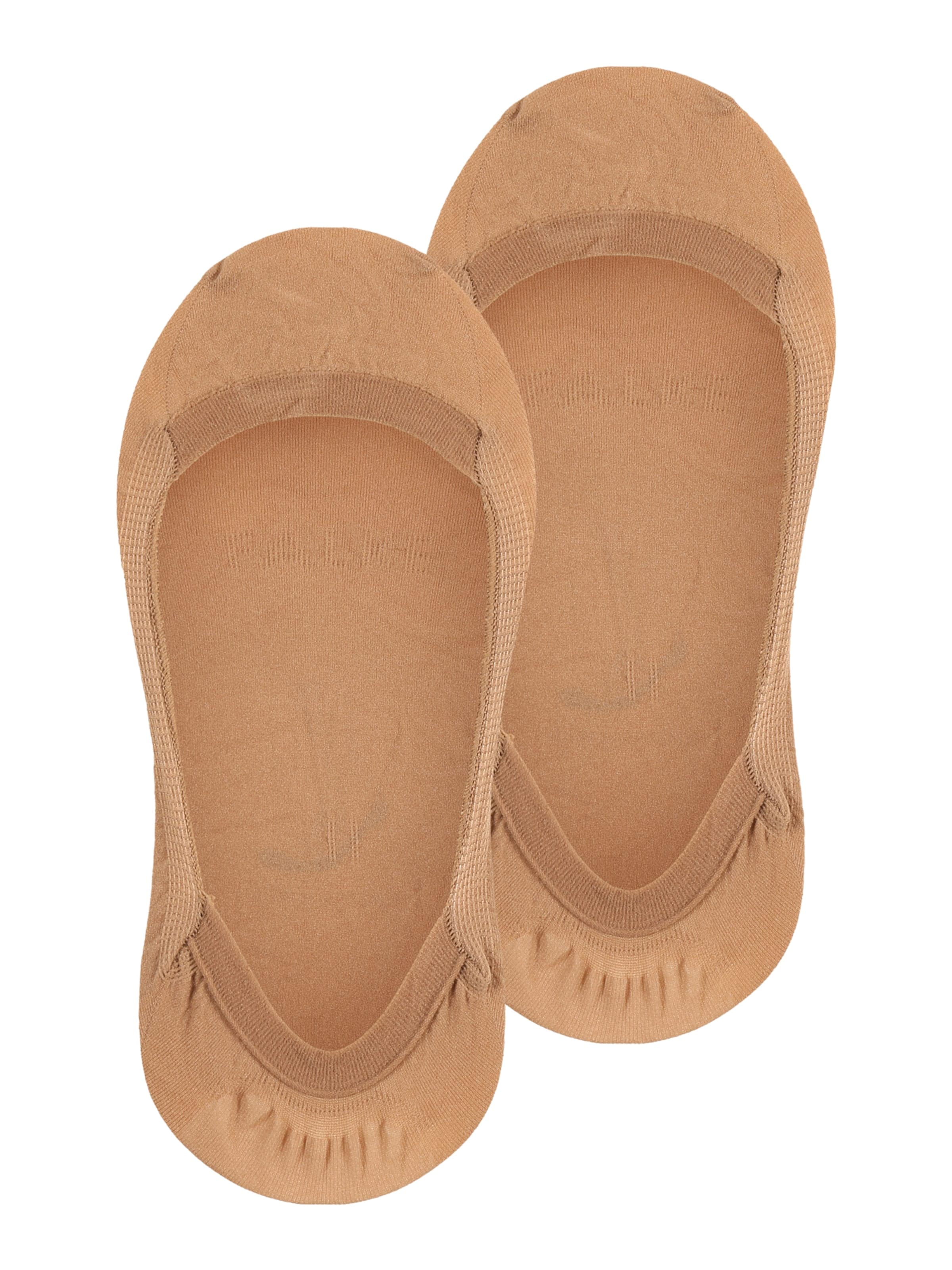 FALKE Ankelsockor &#x27;Elegant Step&#x27; i beige: framsida