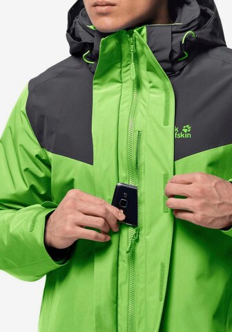 JACK WOLFSKIN Outdoorjacke  'Arland' in Grün