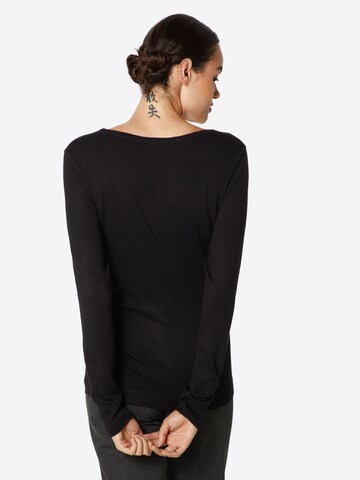 Pull-over 'Mafa' ICHI en noir : derrière