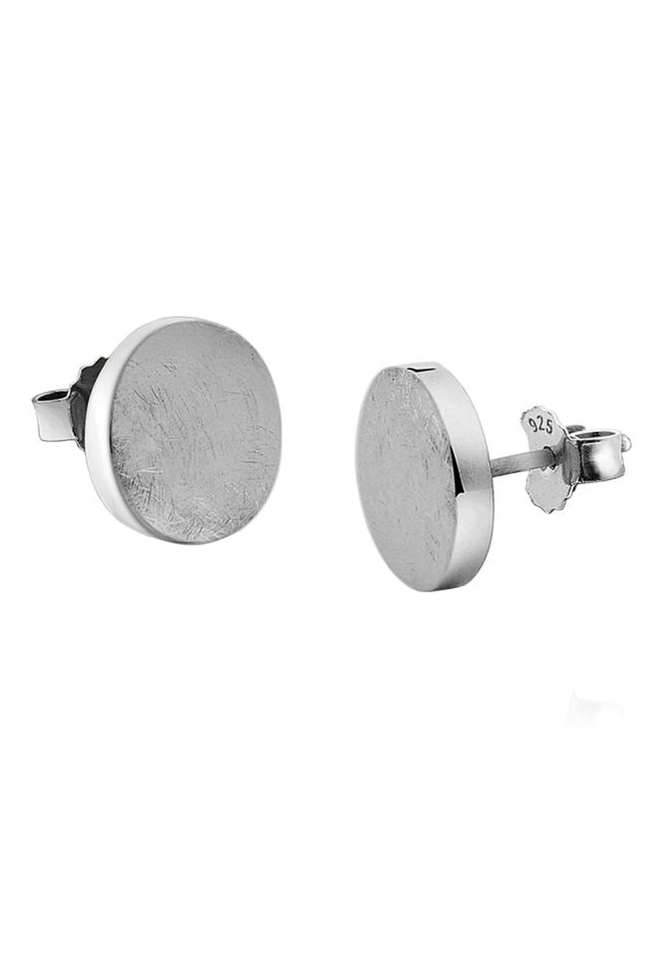 Nenalina Earrings 'Geo' in Grey: front