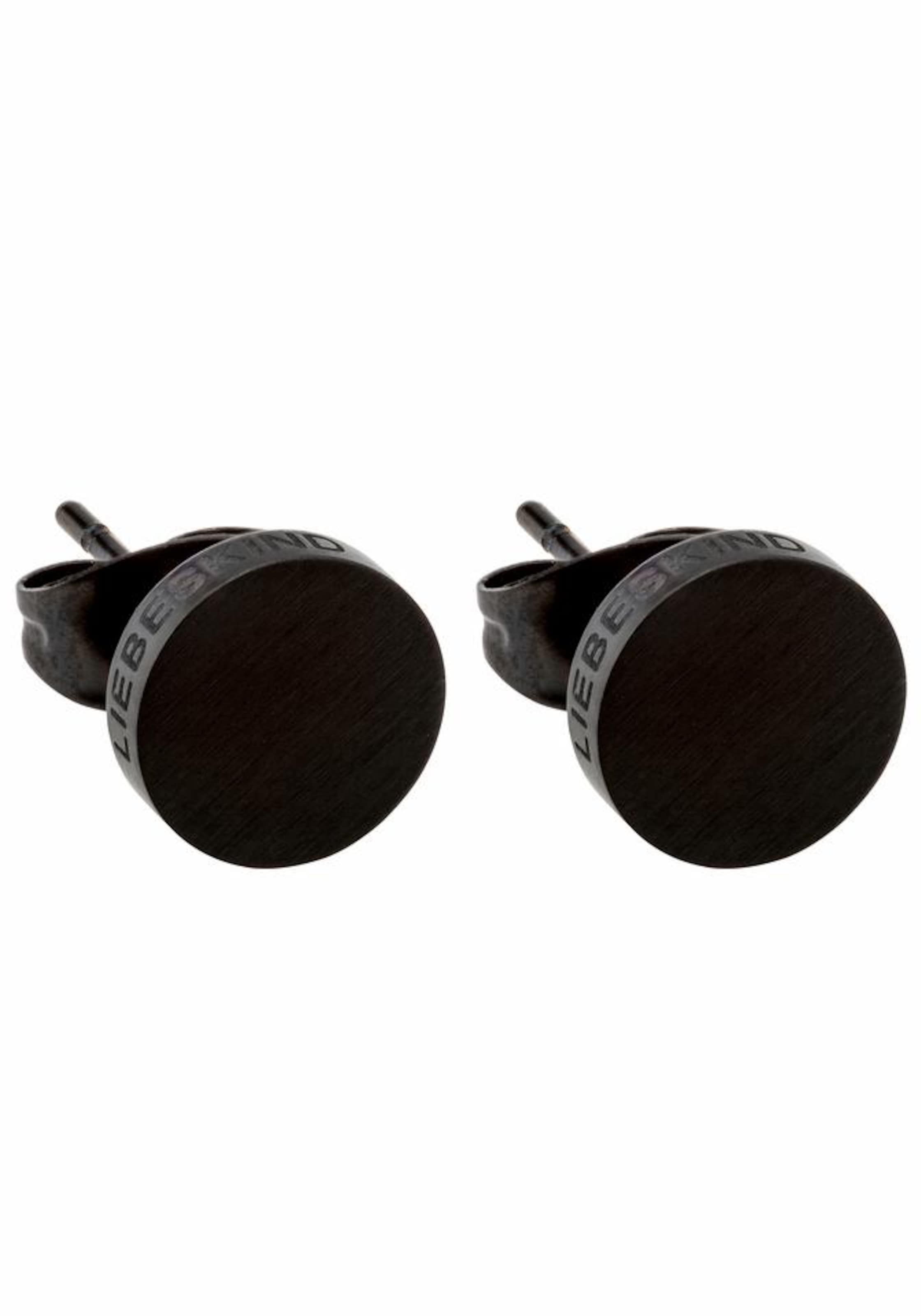 Boucles d'oreilles Liebeskind Berlin en noir : devant