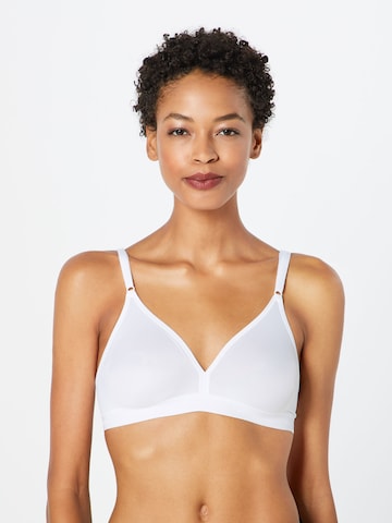 Invisible Soutien-gorge 'Microfun' TRIUMPH en blanc : devant