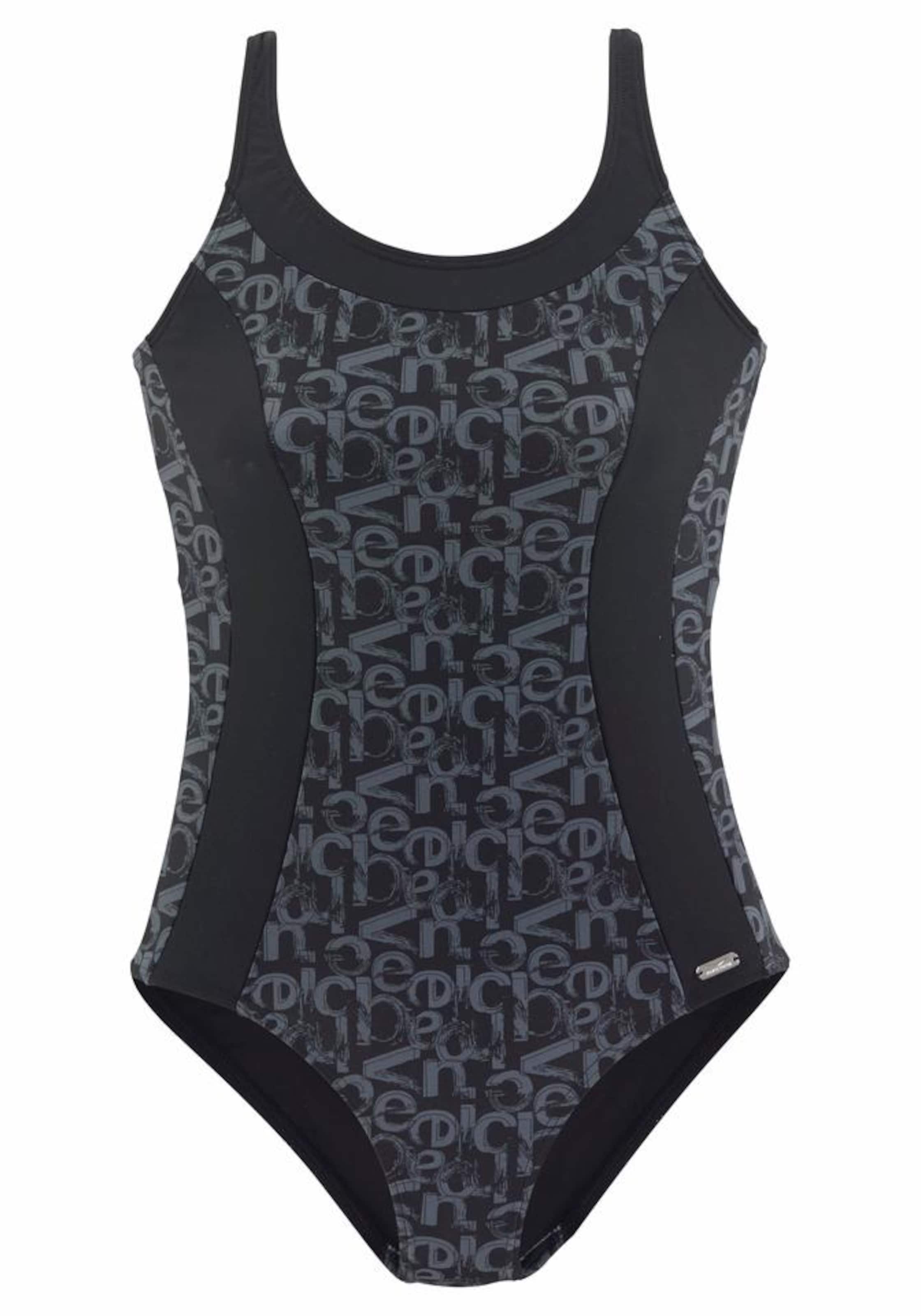 Maillot de bain modelant 'Karibik' VENICE BEACH en noir : devant