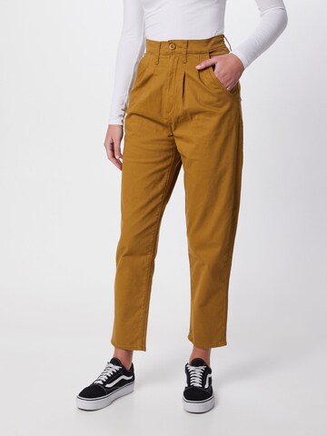 LEVI'S Pleat-Front Pants 'PLEATED BALLOON' in Beige: front