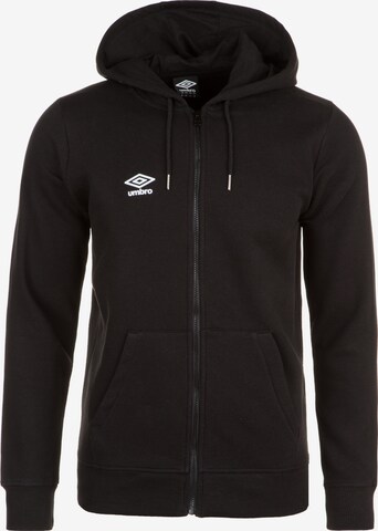 UMBRO Sweatjacke in Schwarz: predná strana