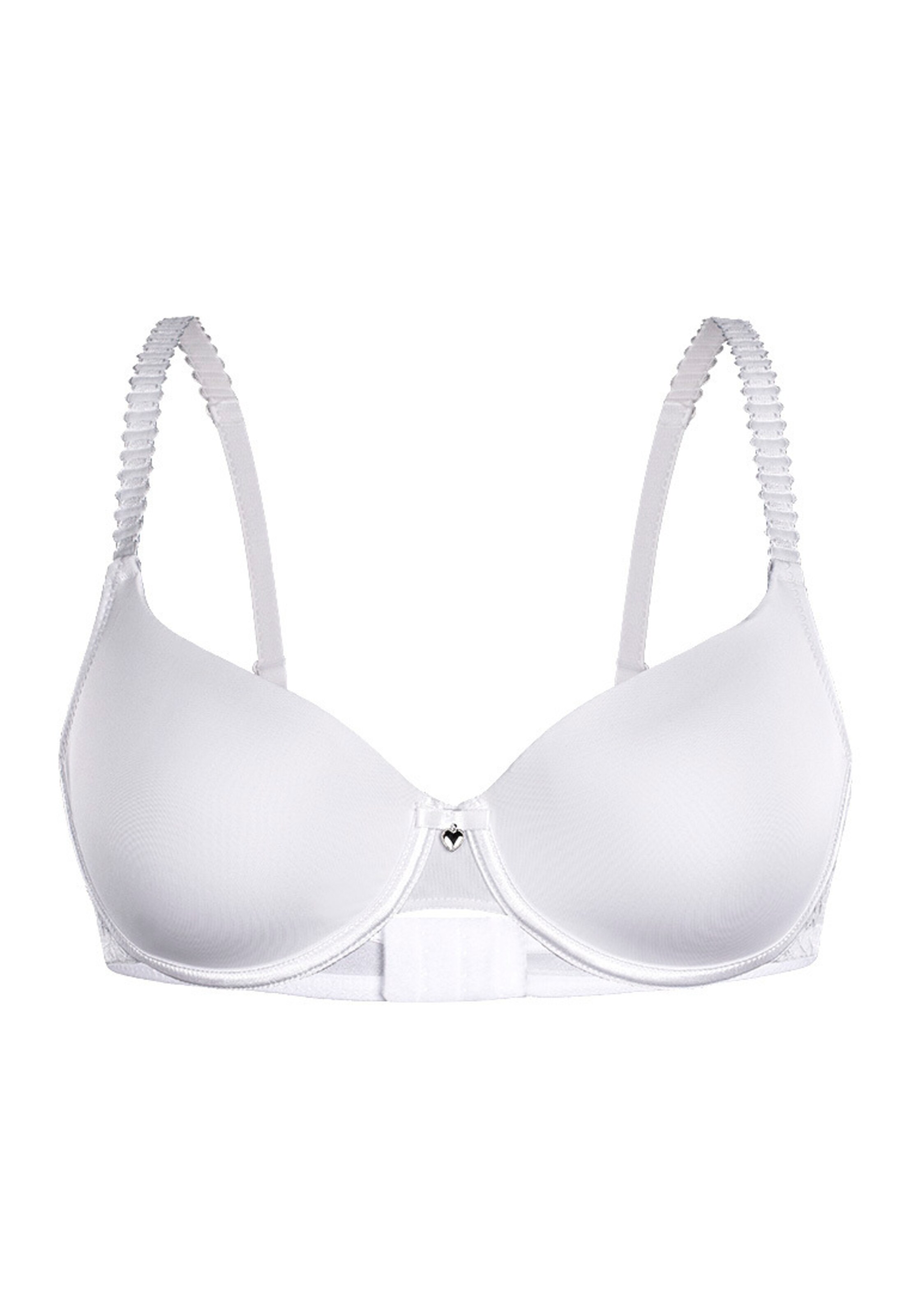 sassa T-Shirt BH 'Lovely Secret' in Weiß: Vorderseite