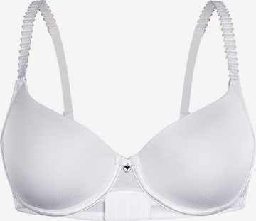 sassa T-shirt Bra 'Lovely Secret' in White: front