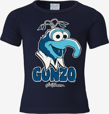 LOGOSHIRT Shirt in Blauw: voorkant