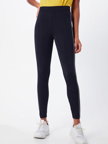 Urban Classics Skinny Leggings in Black: front