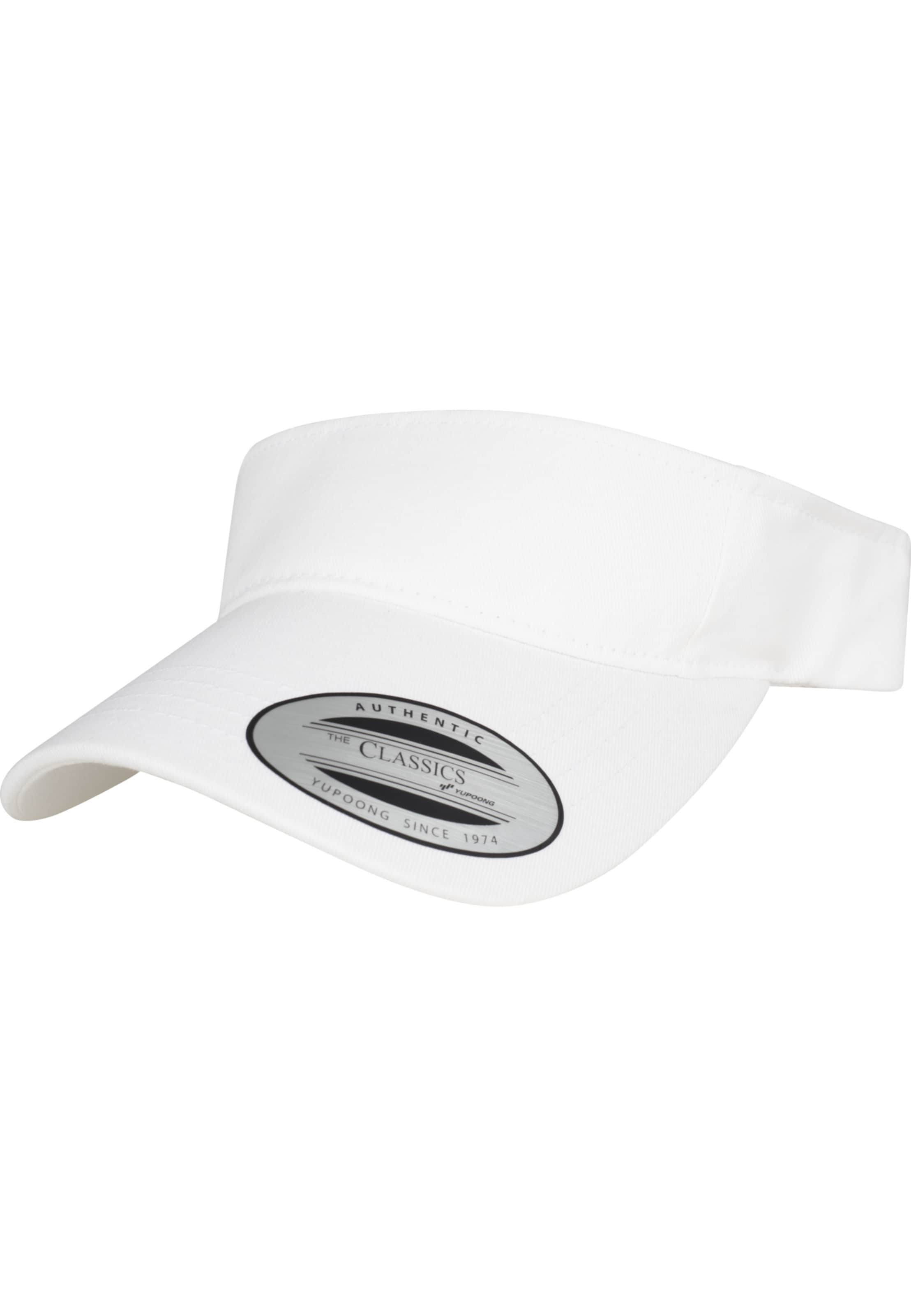 Casquette Flexfit en blanc : devant