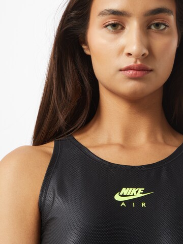 NIKE Sporttop 'Air' in Zwart