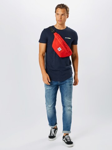 Coupe regular T-Shirt TOM TAILOR DENIM en bleu