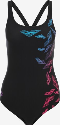 ARENA Bustier Schwimmerbadeanzug 'Maracala' in Schwarz: predná strana