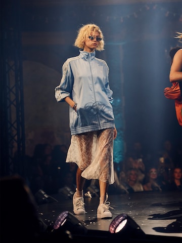Baby Blue Zip-up Jacket Look by ADIDAS ORIGINALS