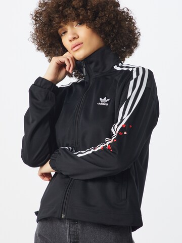 ADIDAS ORIGINALS Jacke 'Track Top' in Schwarz: Vorderseite