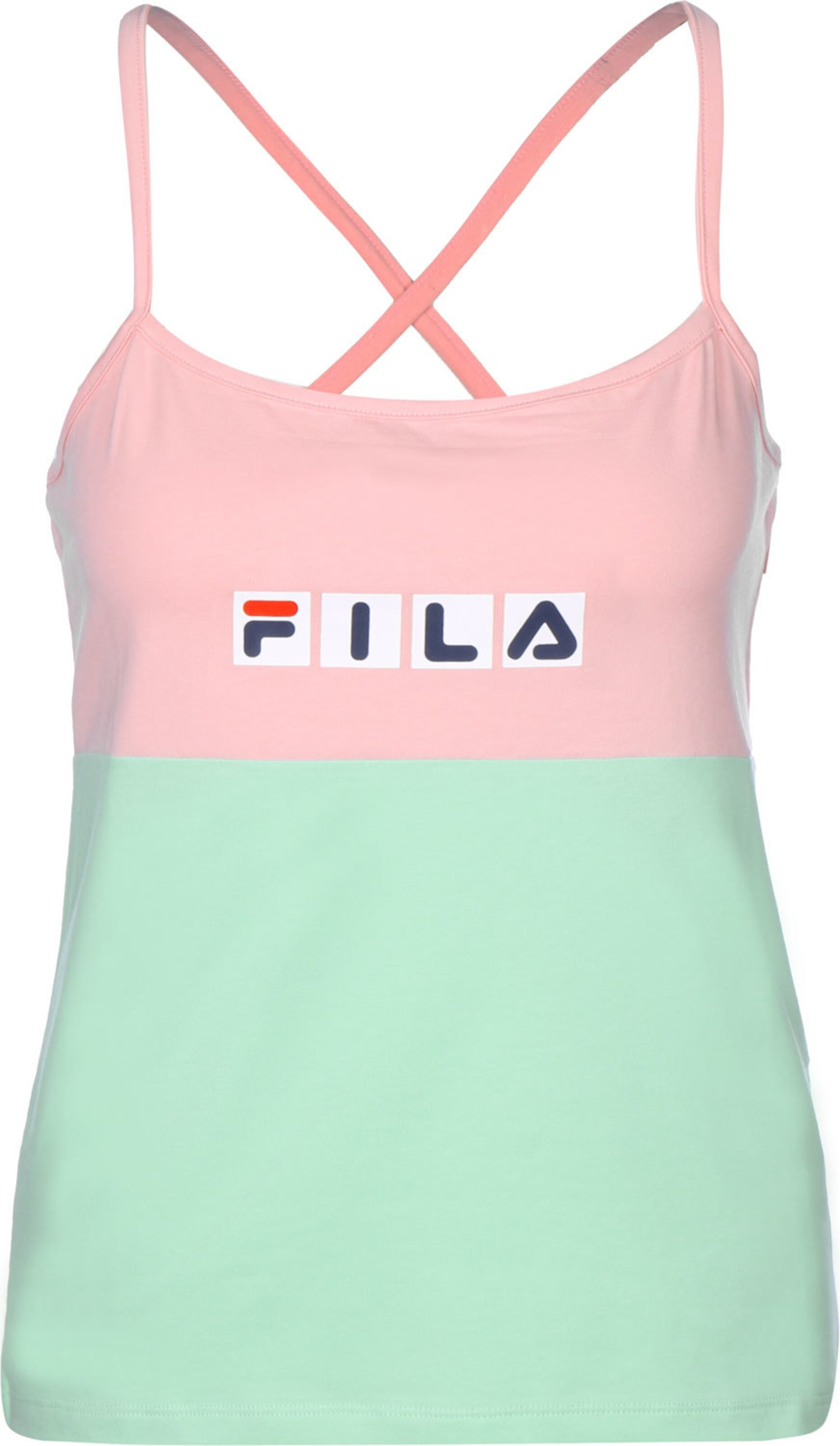 FILA Top 'Chrissy' in Orange: front