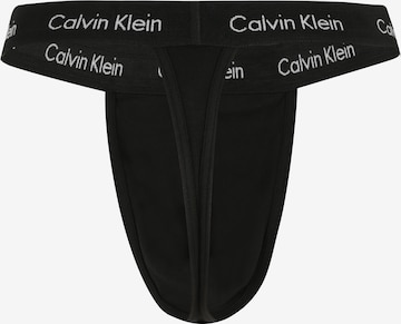 Calvin Klein Underwear Slip 'THONG' in Zwart: terug