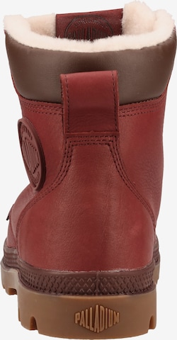 Bottines à lacets 'Pampa' Palladium en rouge