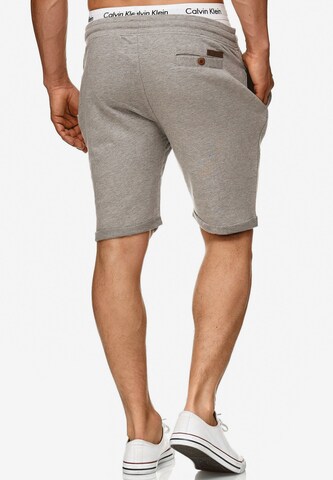 INDICODE JEANS Regular Shorts 'Aldrich' in Grau