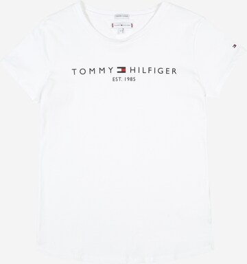 T-Shirt 'ESSENTIAL' TOMMY HILFIGER en blanc : devant