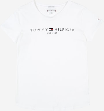 TOMMY HILFIGER Skjorte 'ESSENTIAL' i hvit: forside
