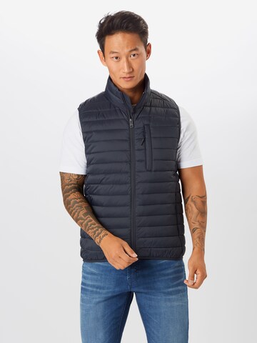 Coupe regular Gilet 'RecThins' ESPRIT en bleu : devant