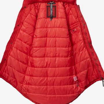 NAVAHOO Winter Coat 'Papaya' in Red