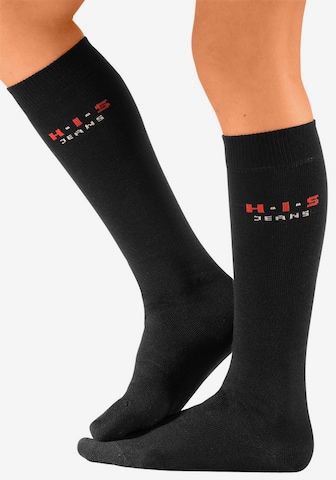 H.I.S Socks in Black: front