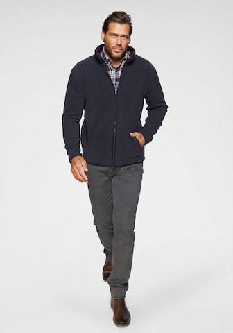Man's World Fleece Jacket in Blue