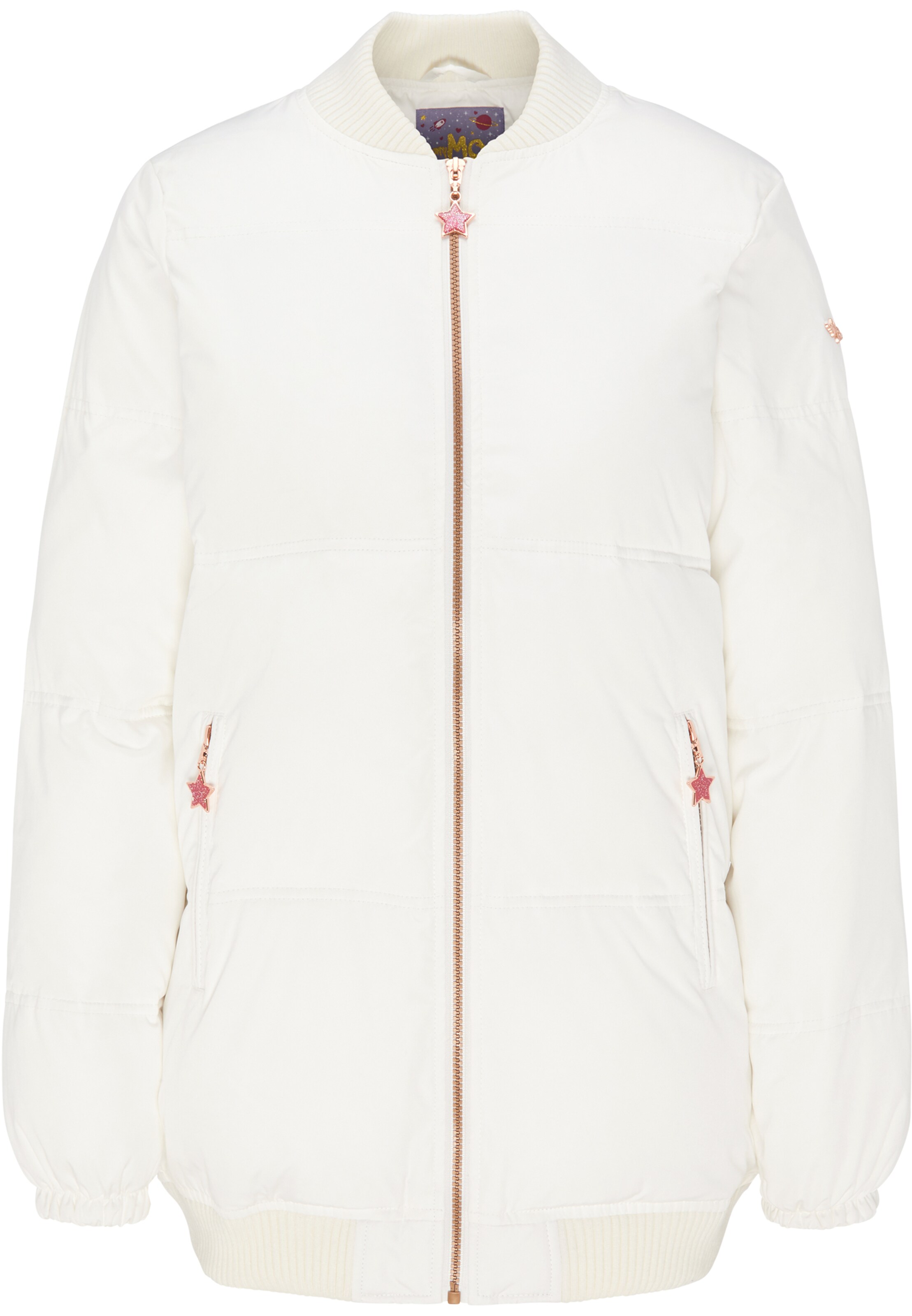 Veste d’hiver MYMO en blanc : devant