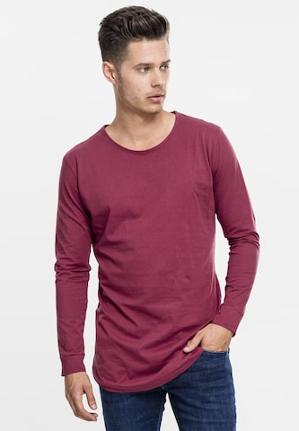 Urban Classics Shirt in Rood: voorkant