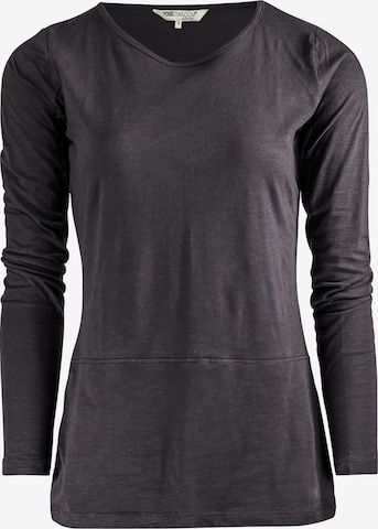 YOGISTAR.COM Performance Shirt 'Get Down' in Grey: front