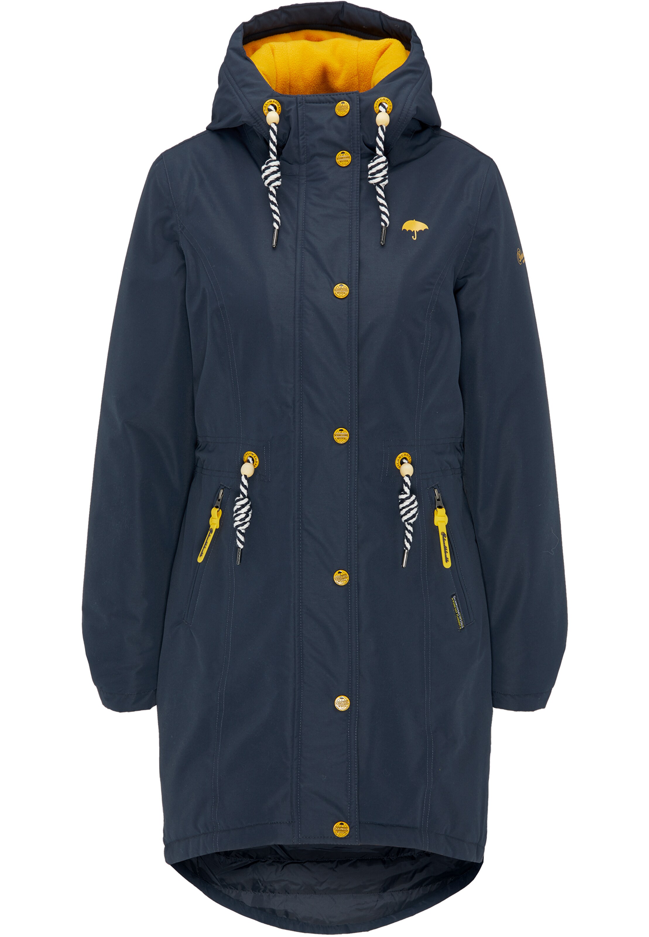 Schmuddelwedda - Wintermantel in kobaltblau