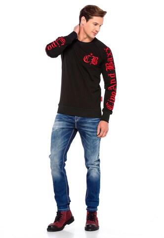 CIPO & BAXX Sweatshirt in Zwart