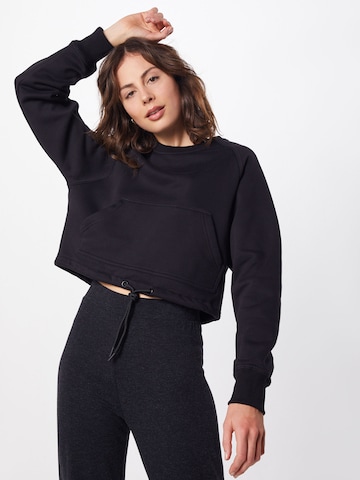 Urban Classics Sweatshirt in Zwart: voorkant