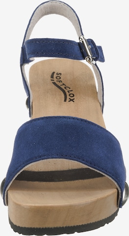 SOFTCLOX Strap Sandals 'Penny' in Blue